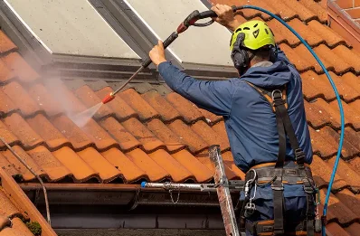Démoussage et hydrofuge de toiture à Villalier